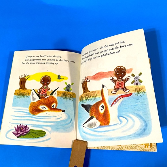 THE GINGERBREAD MAN VTG 1961 A LITTLE GOLDEN BOOK HARDCOVER CLASSIC STORY - Picture 14 of 15